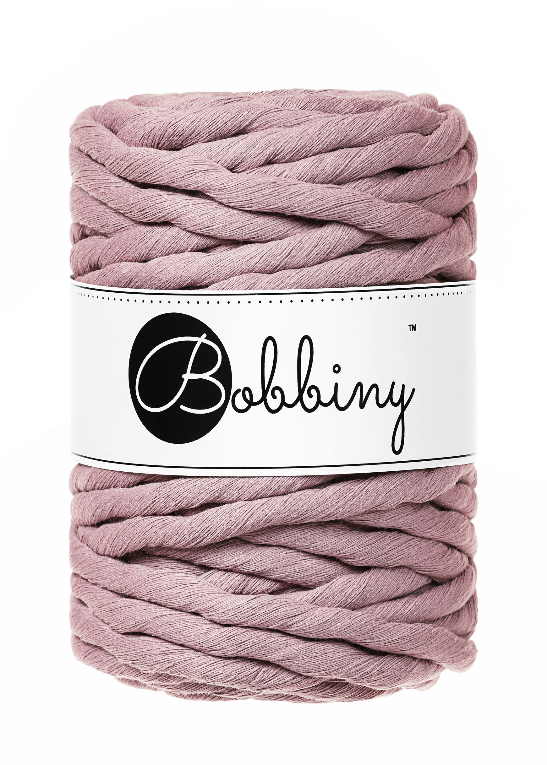 Bobbiny Makramee Garn 9mm gezwirnt 30m - Garne > Baumwollgarne > Bobbiny > Gezwirnt > 9mm von mahina