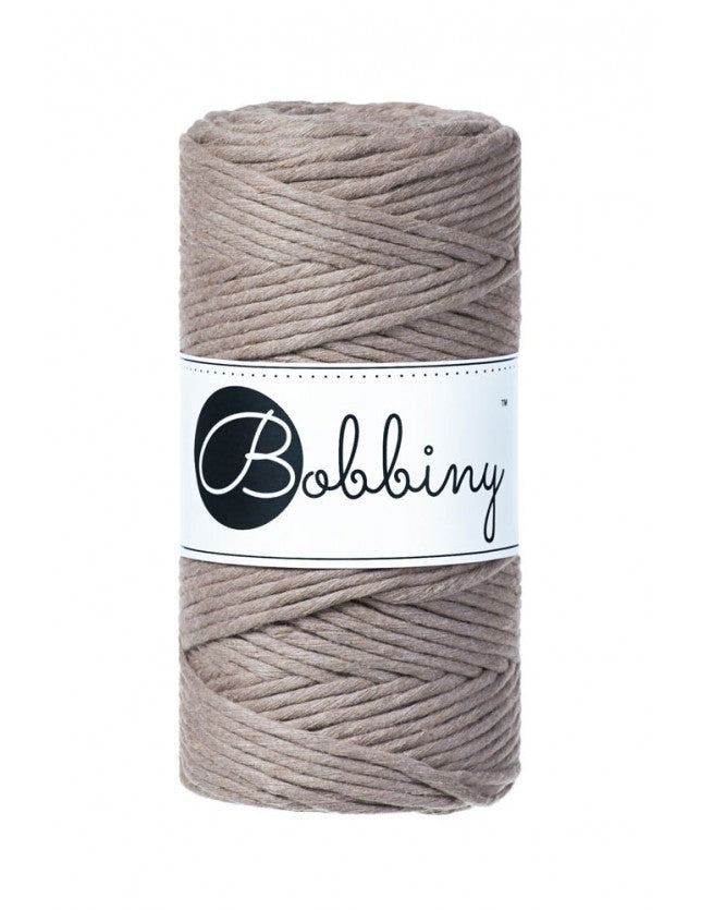 Bobbiny Makramee Garn 3mm gezwirnt 100m verschiedene Farben - mahina