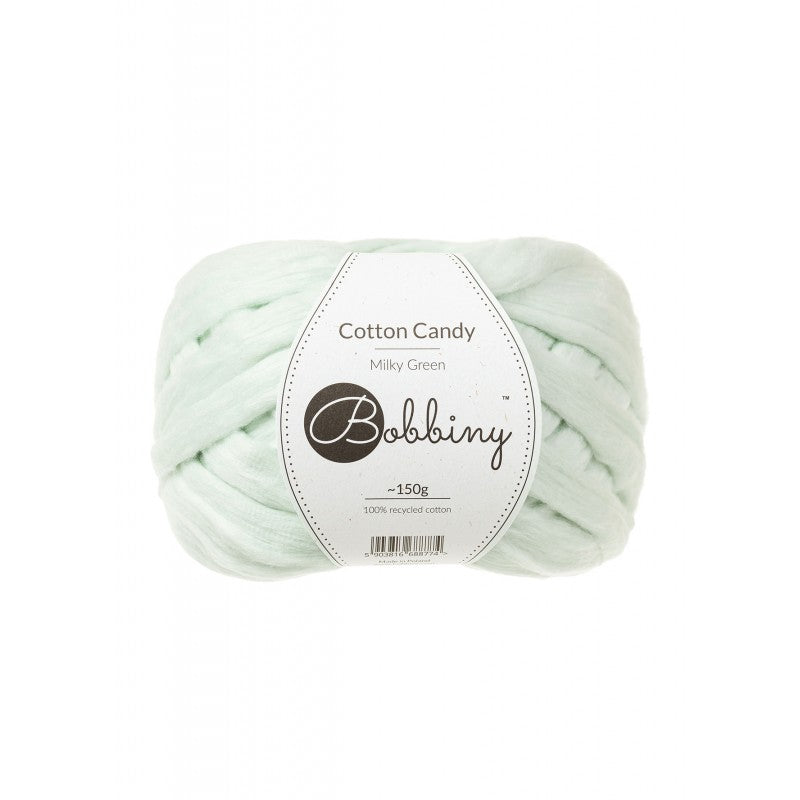 Bobbiny Cotton Candy Milky Green 150g, 1 Stk. - MAHINA