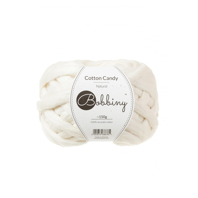 Bobbiny Cotton Candy Natural 150g, 1 Stk. - MAHINA