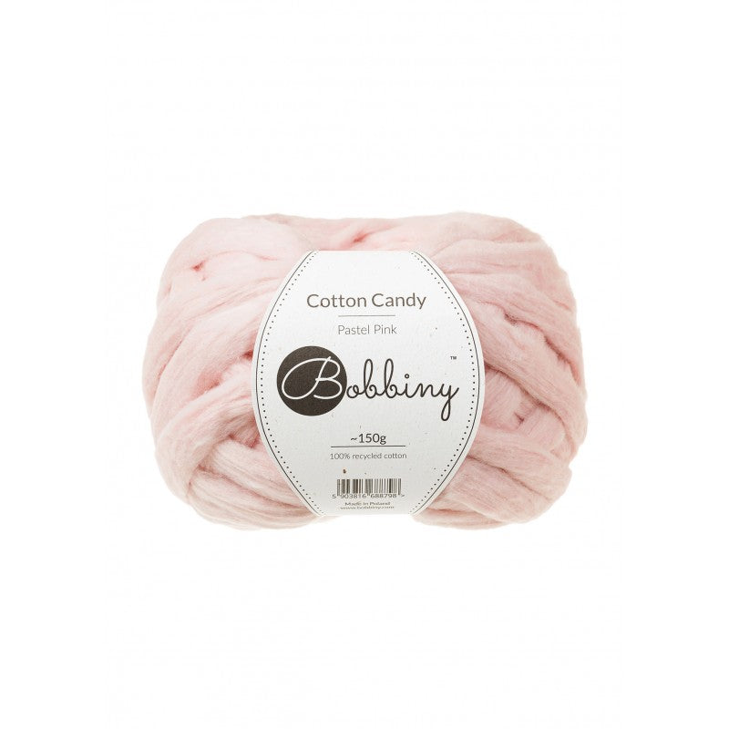 Bobbiny Cotton Candy Pastel Pink 150g, 1 Stk. - MAHINA