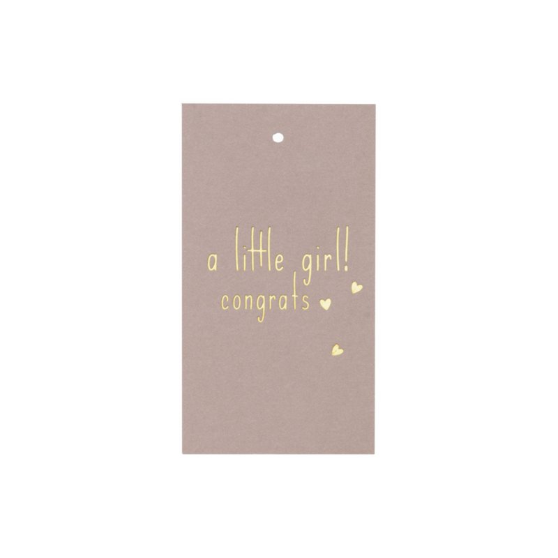 Geschenkanhänger "Little Girl" - MAHINA