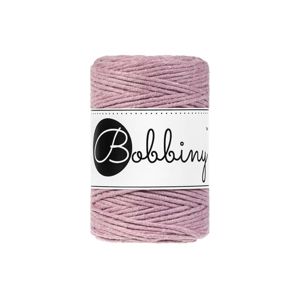 Bobbiny Makramee Garn 1,5mm gezwirnt Dusty Pink 100m - MAHINA