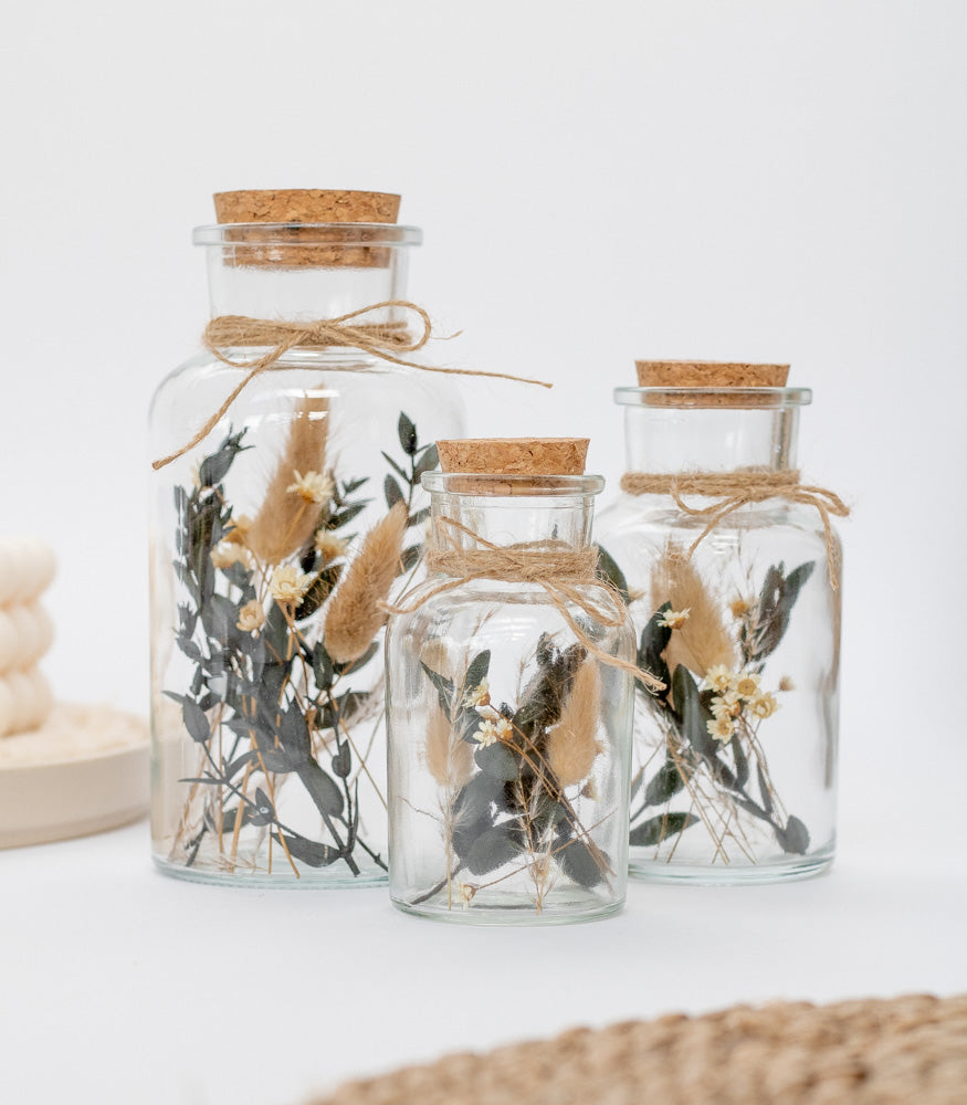 Personalisierbares Korkenglas 250ml - Bastelbedarf -> Glas -> Korkengläser von mahina