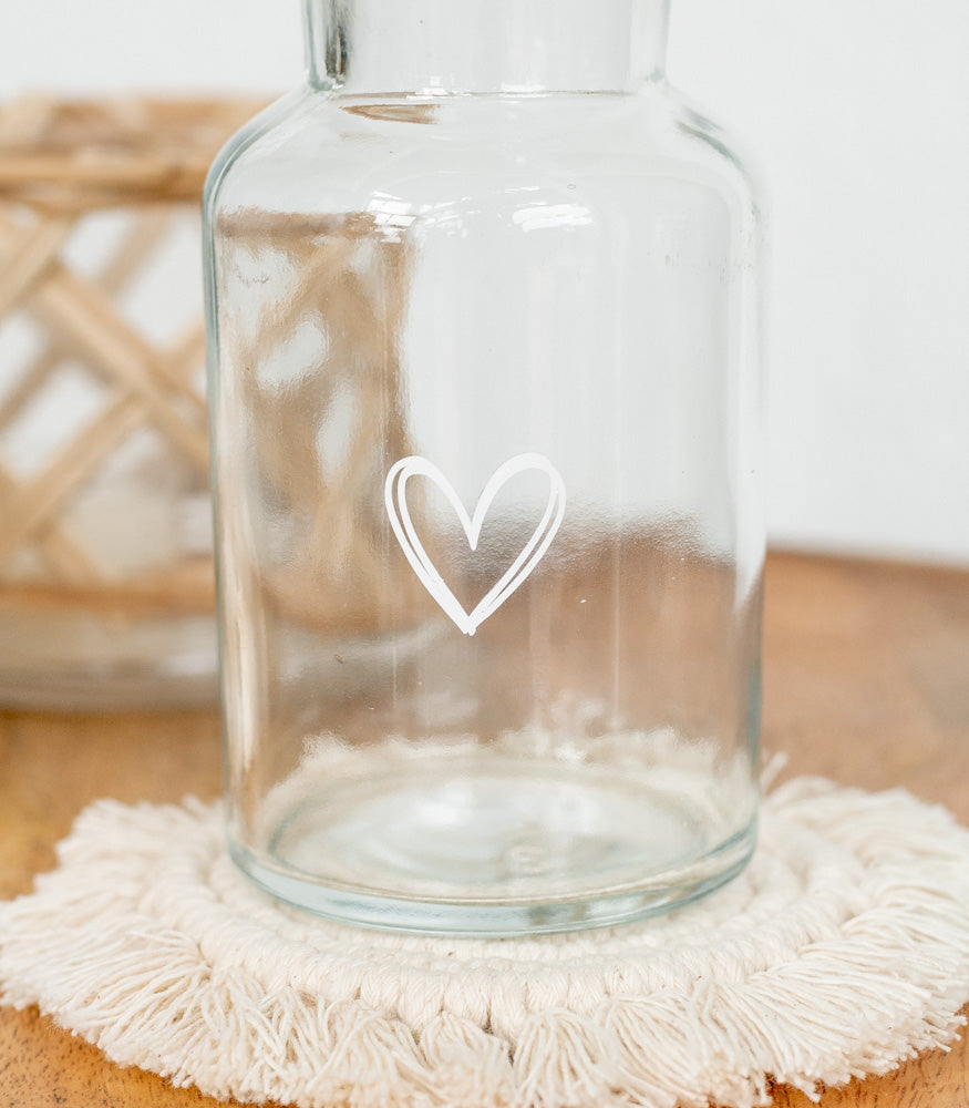 Personalisierbares Korkenglas 500ml - Bastelbedarf -> Glas -> Korkengläser von mahina