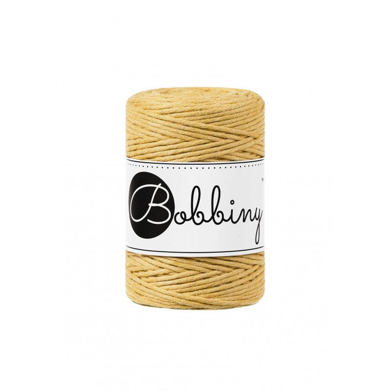 Bobbiny Makramee Garn 1,5mm gezwirnt Honey 100m - mahina