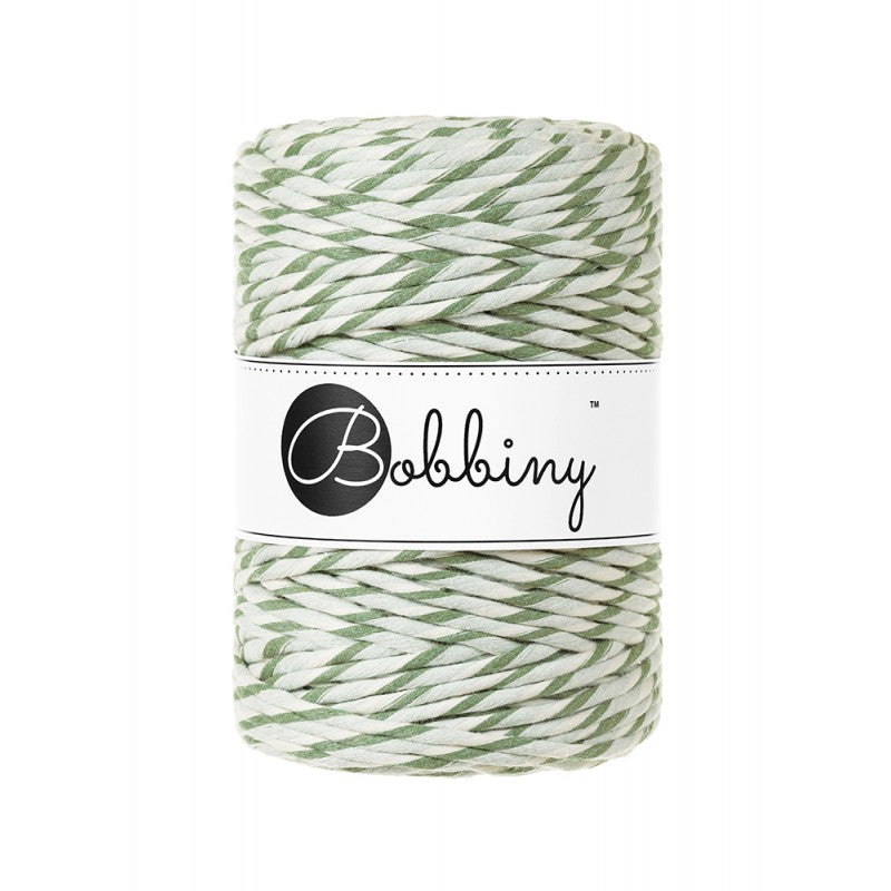 Bobbiny Makramee Garn 5mm gezwirnt Magic Green 100m - mahina