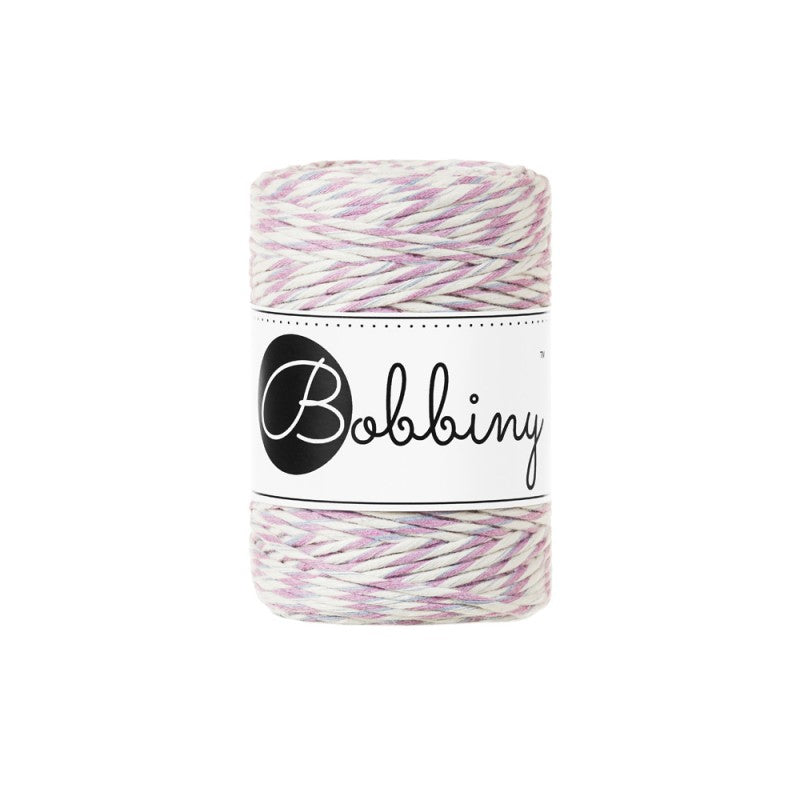 - Bobbiny macrame yarn 1.5mm twisted Iris 100m
