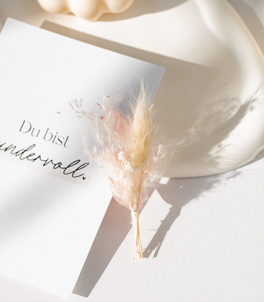 Mini Bouquet aus Trockenblumen, verschiedene Farben - Trockenblumen -> Sträuße von mahina