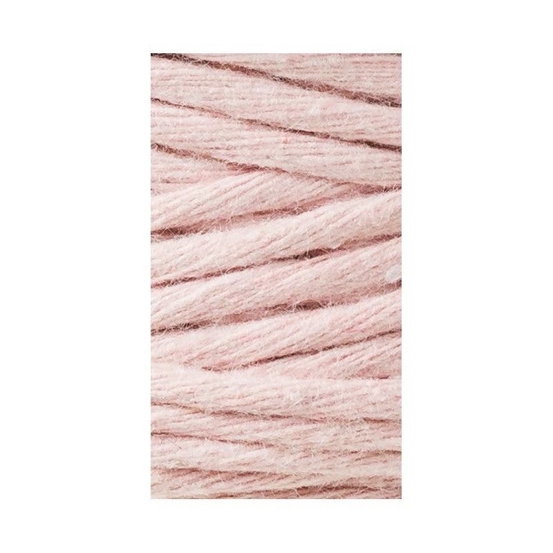 Bobbiny Makramee Garn 1,5mm gezwirnt Pastel Pink 100m - MAHINA