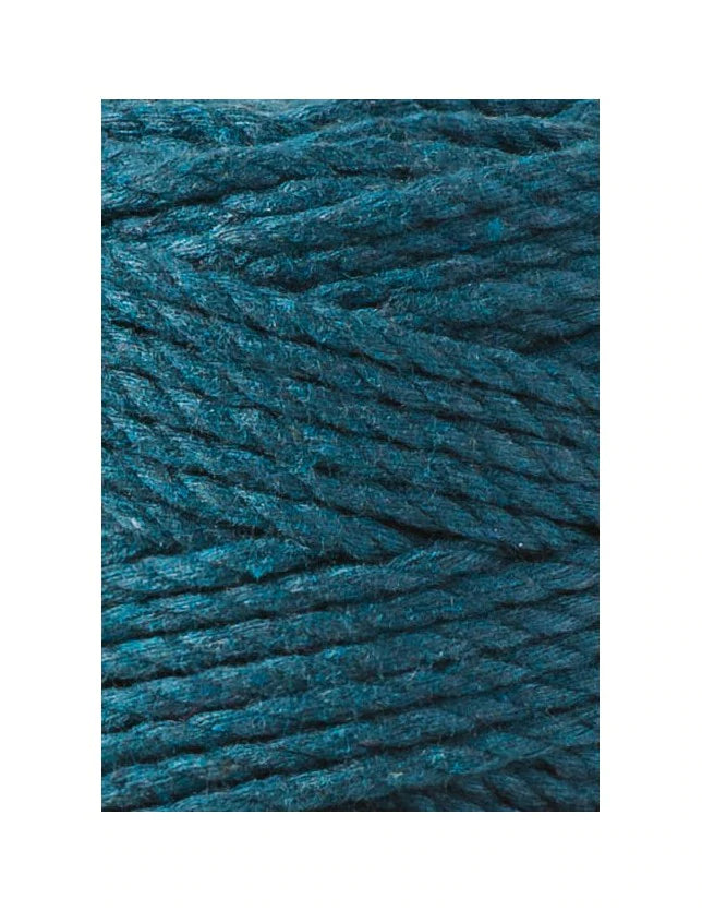 Bobbiny Makramee Garn 1,5mm 3ply Peacock Blue 100m - mahina