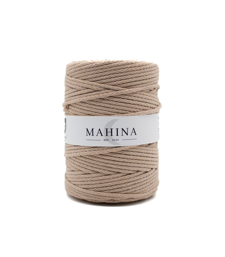 mahina Garn 4mm geflochten 200m - Garne > Baumwollgarne > Pferdeseile > Geflochten > 4mm > 200m von mahina