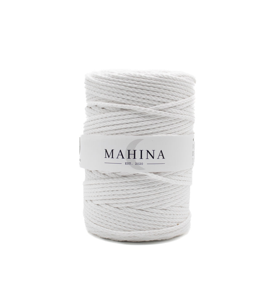 mahina Garn 4mm geflochten 200m - Garne > Baumwollgarne > Pferdeseile > Geflochten > 4mm > 200m von mahina