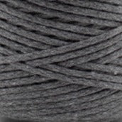 MAHINA Garn 2mm geflochten Mittelgrau 150m - Garne > Baumwollgarne > Pferdeseile > Geflochten > 2mm > 150m von mahina