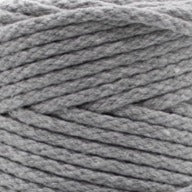 MAHINA Garn 4mm geflochten Hellgrau 100m - Garne > Baumwollgarne > Pferdeseile > Geflochten > 4mm > 100m von mahina