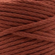 MAHINA Garn 4mm geflochten Rostrot 100m - Garne > Baumwollgarne > Pferdeseile > Geflochten > 4mm > 100m von mahina