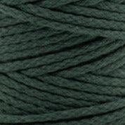 MAHINA Garn 4mm geflochten Tannengrün 100m - Garne > Baumwollgarne > Pferdeseile > Geflochten > 4mm > 100m von mahina