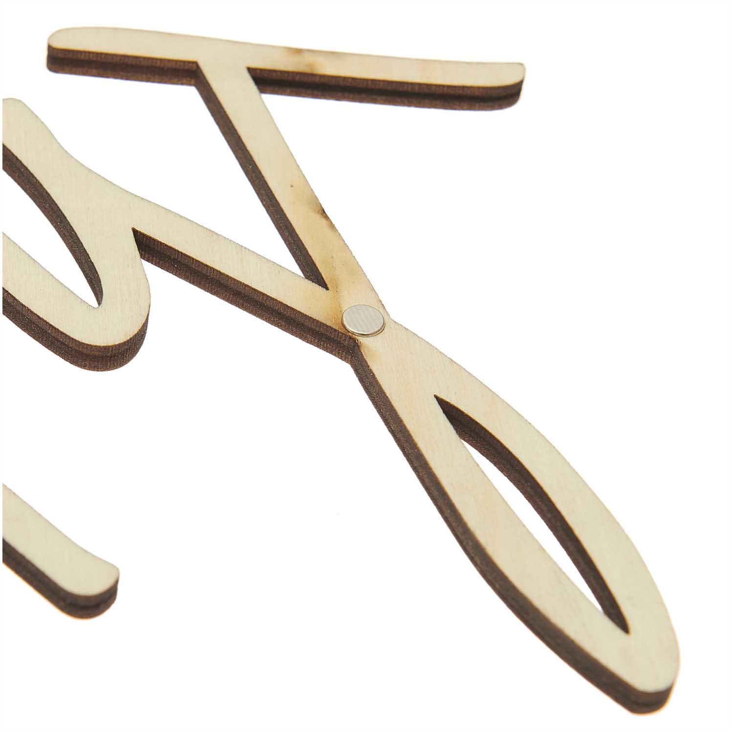 Rico Design Holzschriftzug magnetisch "Just Married", 30x14cm - Bastelbedarf -> Holz > Holzkränze von mahina