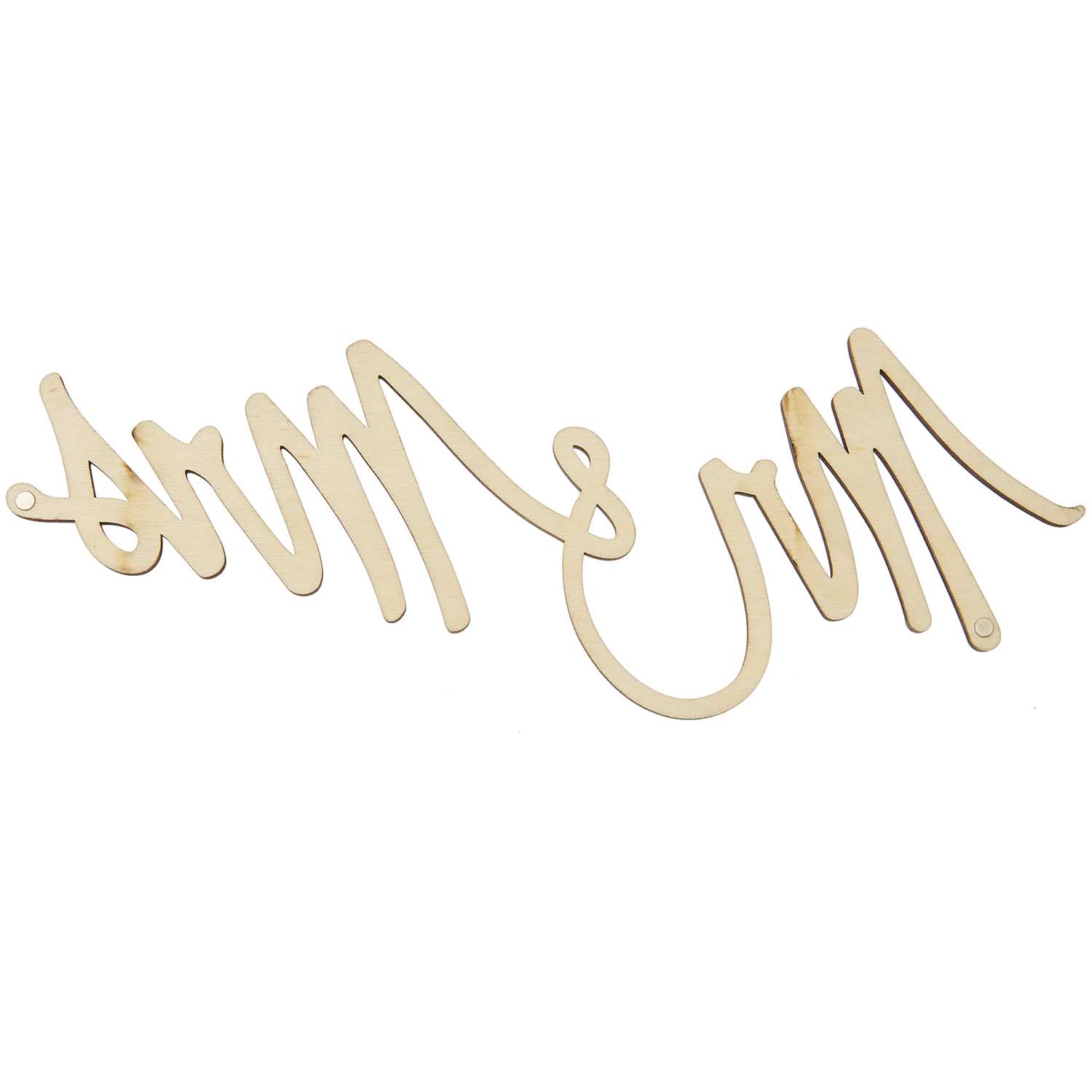 Rico Design Holzschriftzug magnetisch "Mr&Mrs", 26x11cm - Bastelbedarf -> Holz > Holzkränze von mahina