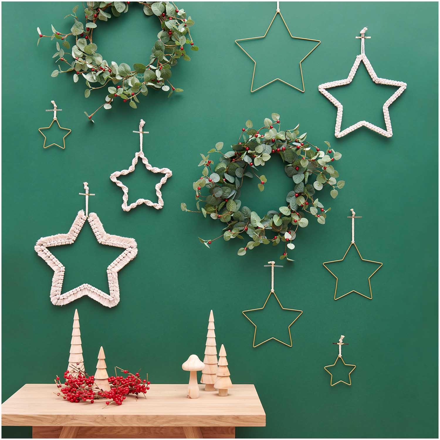 Metallring "Stern" gold 3 Größen - mahina