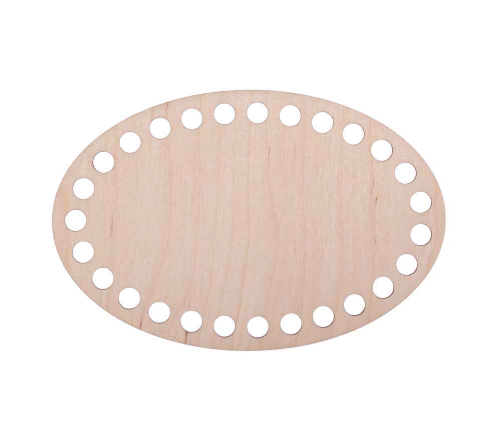 Häkelboden "Oval" Birkenholz 7 Größen - Bastelbedarf -> Häkeln und Stricken -> Häkelboden von mahina