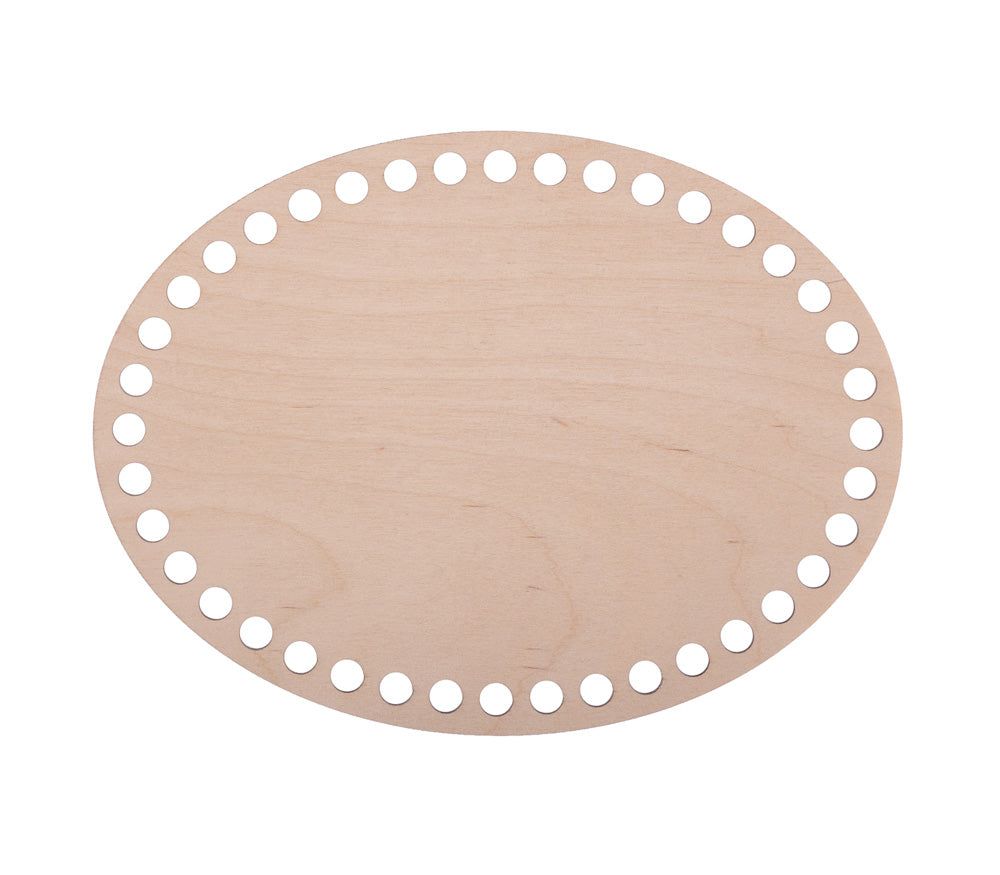 Häkelboden "Oval" Birkenholz 7 Größen - Bastelbedarf -> Häkeln und Stricken -> Häkelboden von mahina