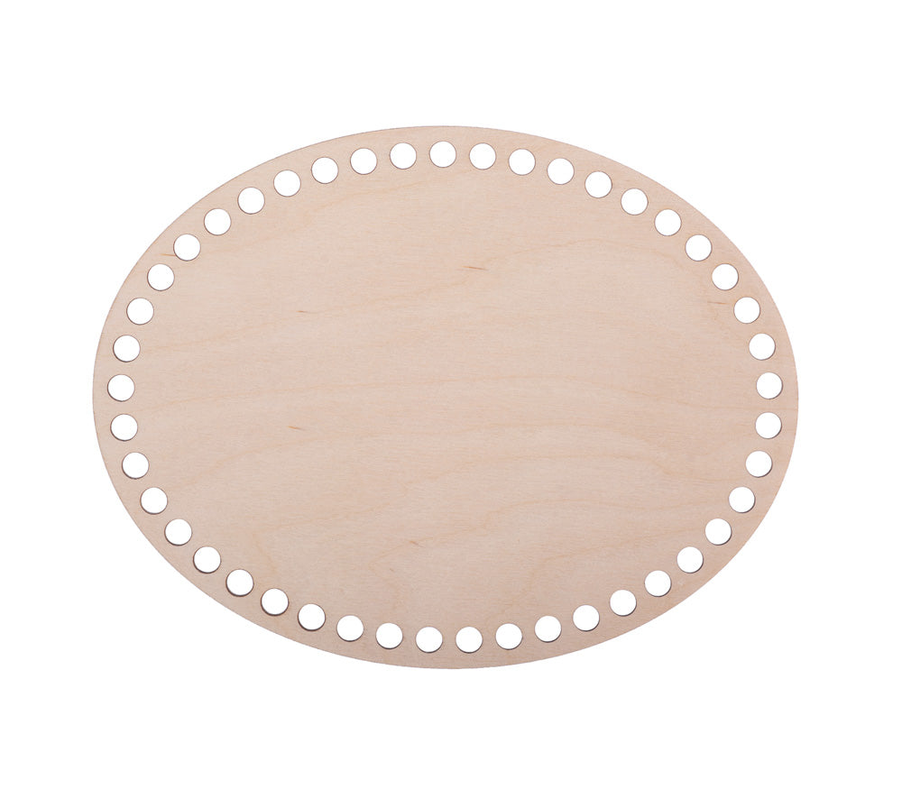 Häkelboden "Oval" Birkenholz 7 Größen - Bastelbedarf -> Häkeln und Stricken -> Häkelboden von mahina