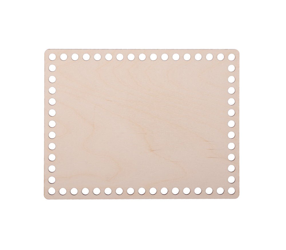 Häkelboden "Rechteck kurz" Birkenholz 7 Größen - Bastelbedarf -> Häkeln und Stricken -> Häkelboden von mahina