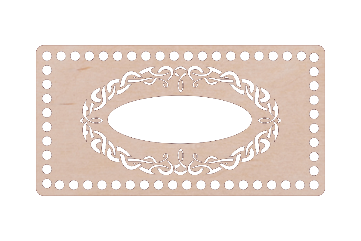 Holzdeckel für Taschentuch-Box zum Häkeln mit Muster, verschiedene Sorten - Bastelbedarf -> Häkeln und Stricken -> Häkeldeckel von mahina